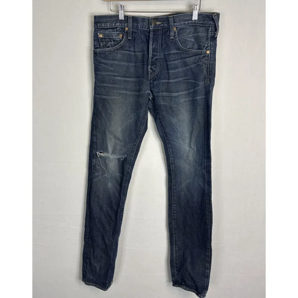 True Religion Texas Jack Made in USA Jeans‎ Men’s 30X36 Heavy Distressed